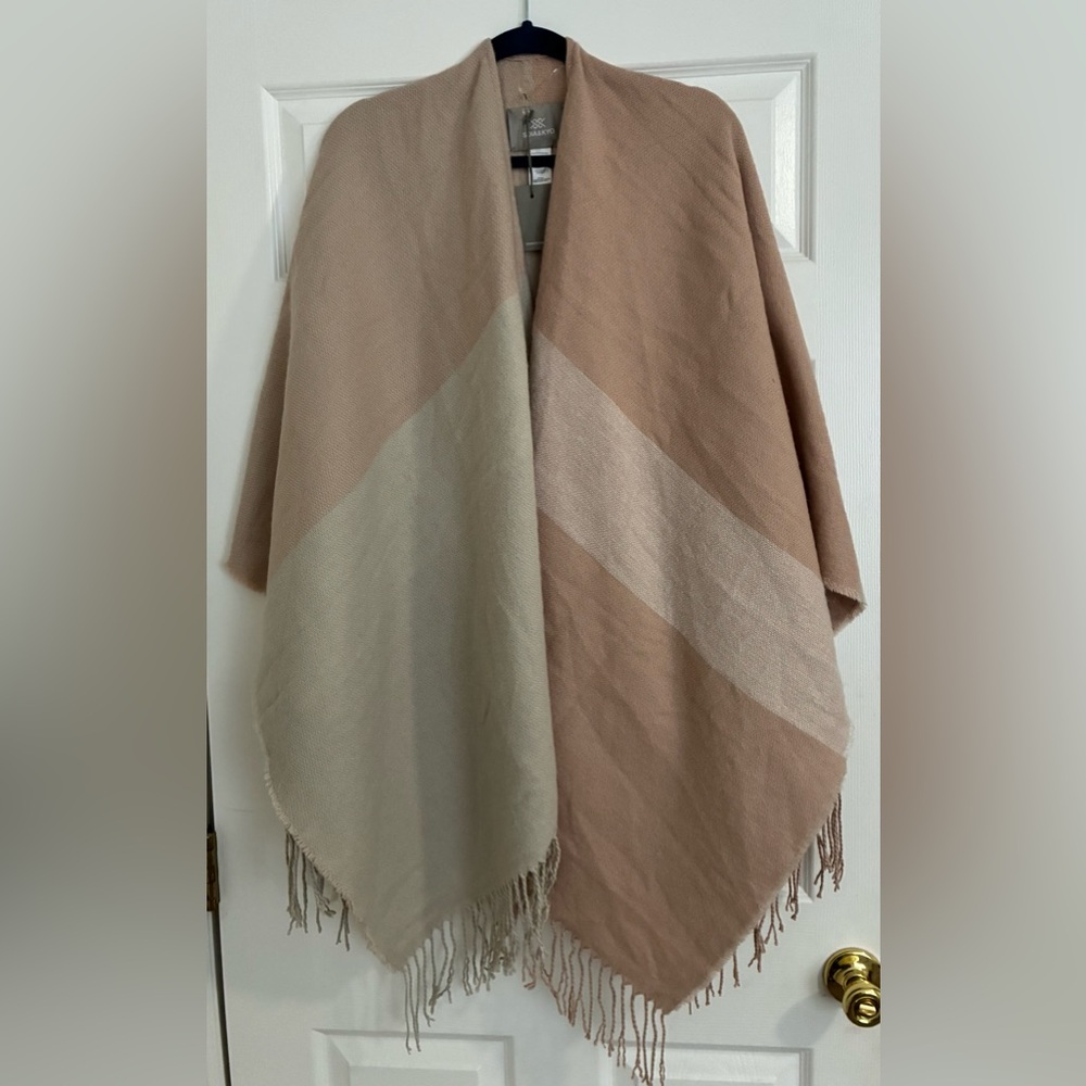 Soia & Kyo Beige and Cream Shawl